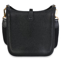 Hermès Black Clemence Mini Evelyne TPM 16 GHW Handbag 4