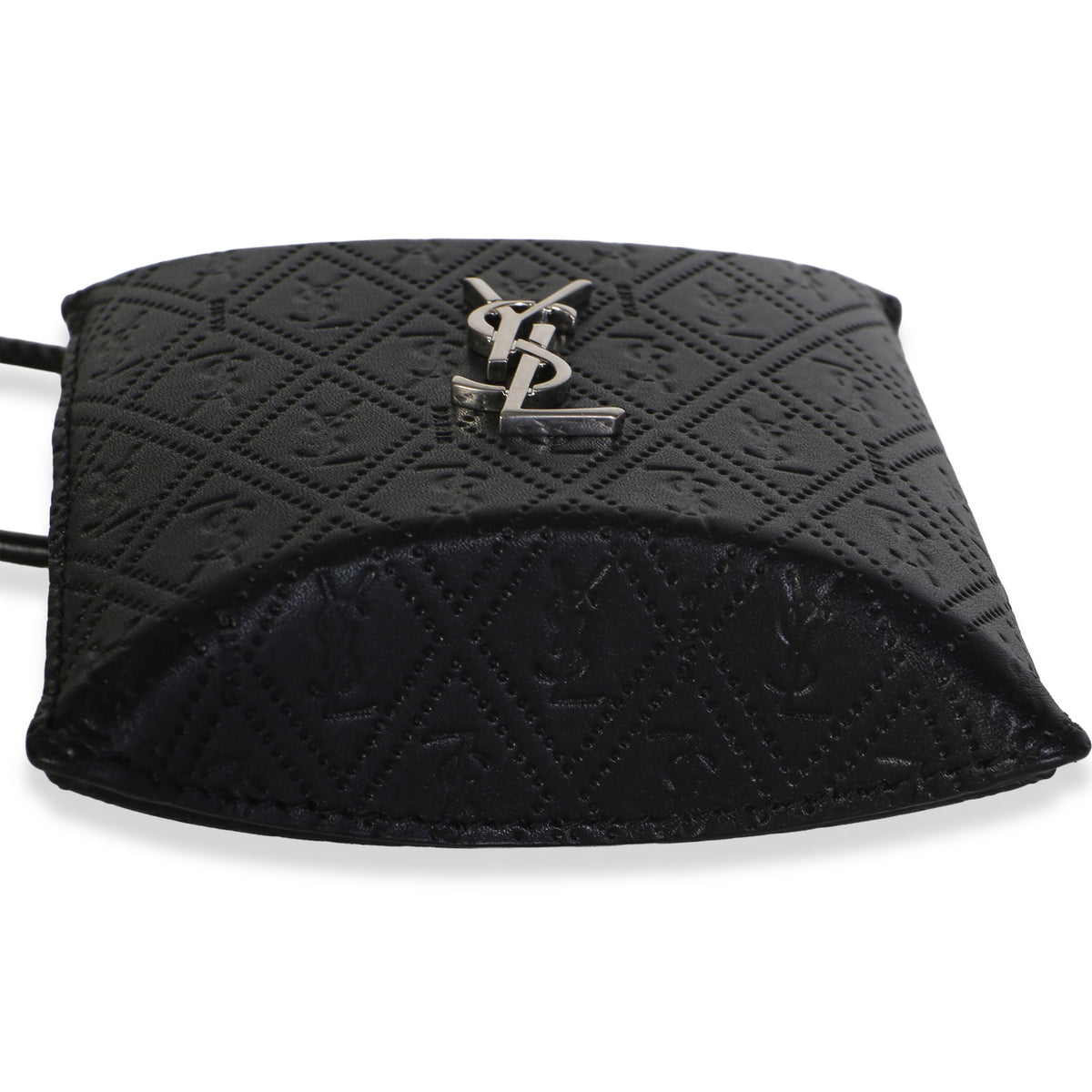 Saint Laurent Black Leather Sunrise Airpods Case 5