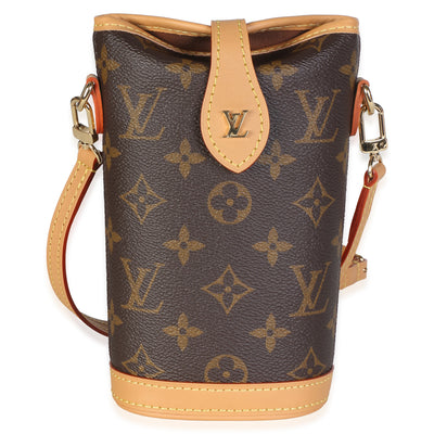 Louis Vuitton Monogram Canvas Fold Me Pouch Handbag fv
