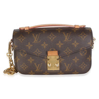 Louis Vuitton Monogram Canvas Pochette Metis East West Handbag id
