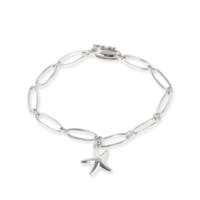 Tiffany & Co. Sterling Silver Elsa Peretti Starfish Charm Bracelet fv