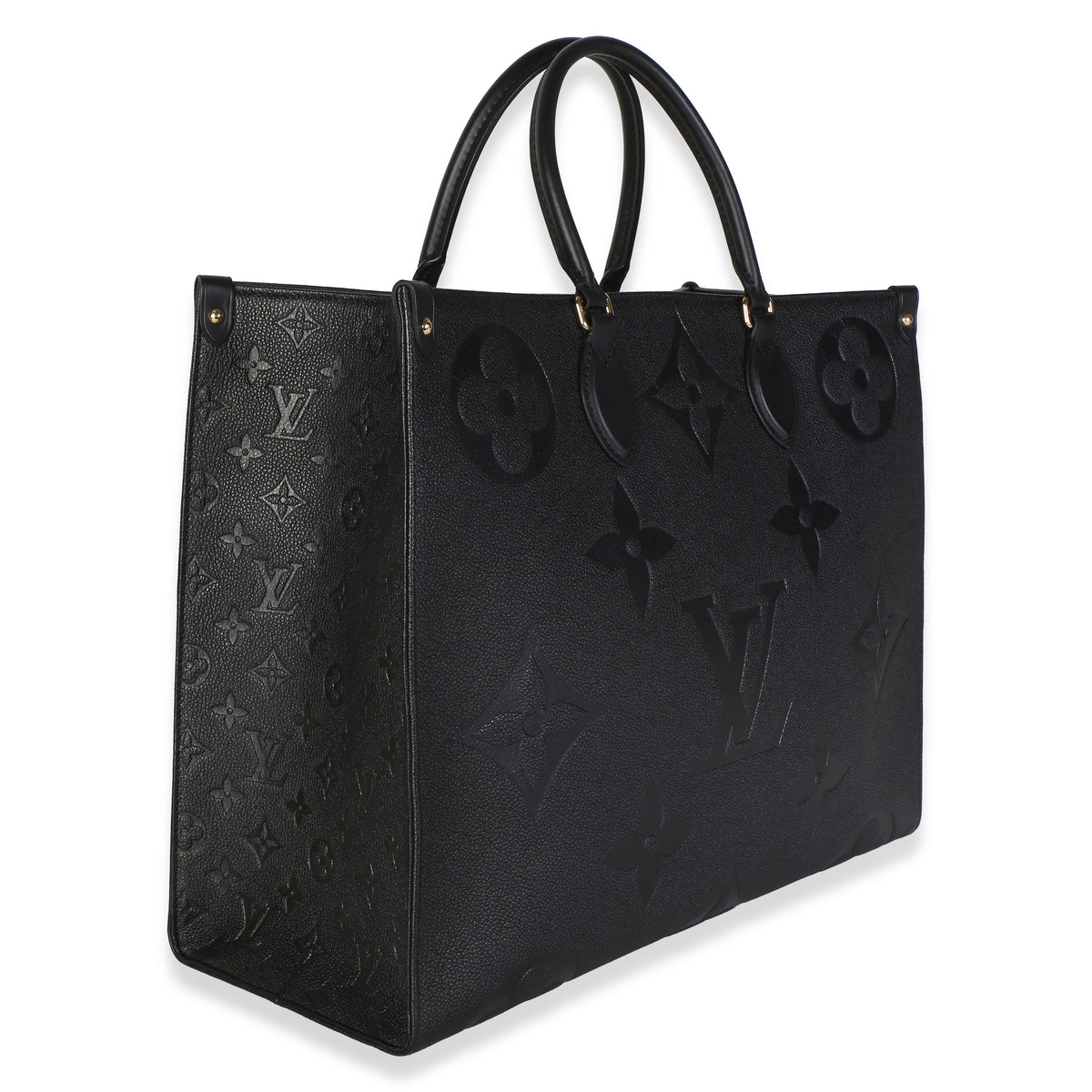 Louis Vuitton Black Giant Monogram Empreinte Onthego GM Handbag 3
