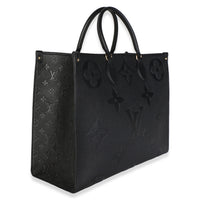Louis Vuitton Black Giant Monogram Empreinte Onthego GM Handbag 3