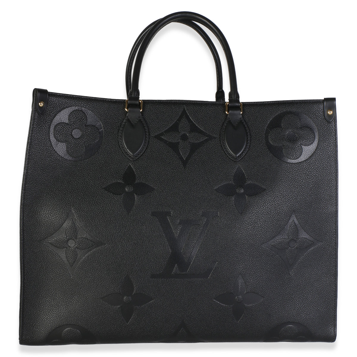 Louis Vuitton Black Giant Monogram Empreinte Onthego GM Handbag 4