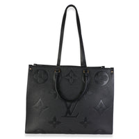 Louis Vuitton Black Giant Monogram Empreinte Onthego GM Handbag 8