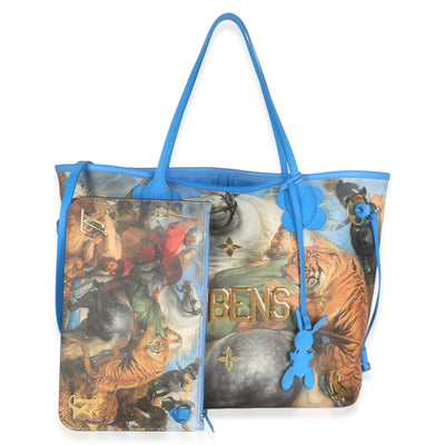 Louis Vuitton x Jeff Koons Rubens Canvas Neverfull MM Handbag id