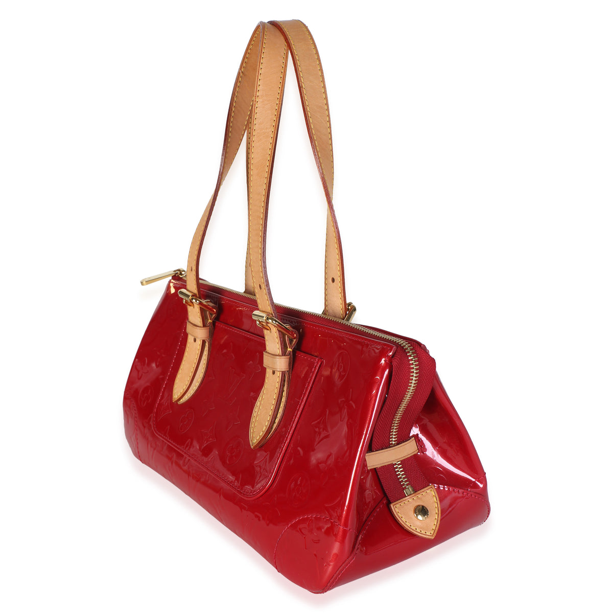 Louis Vuitton Pomme D'Amour Monogram Vernis Rosewood Handbag 2