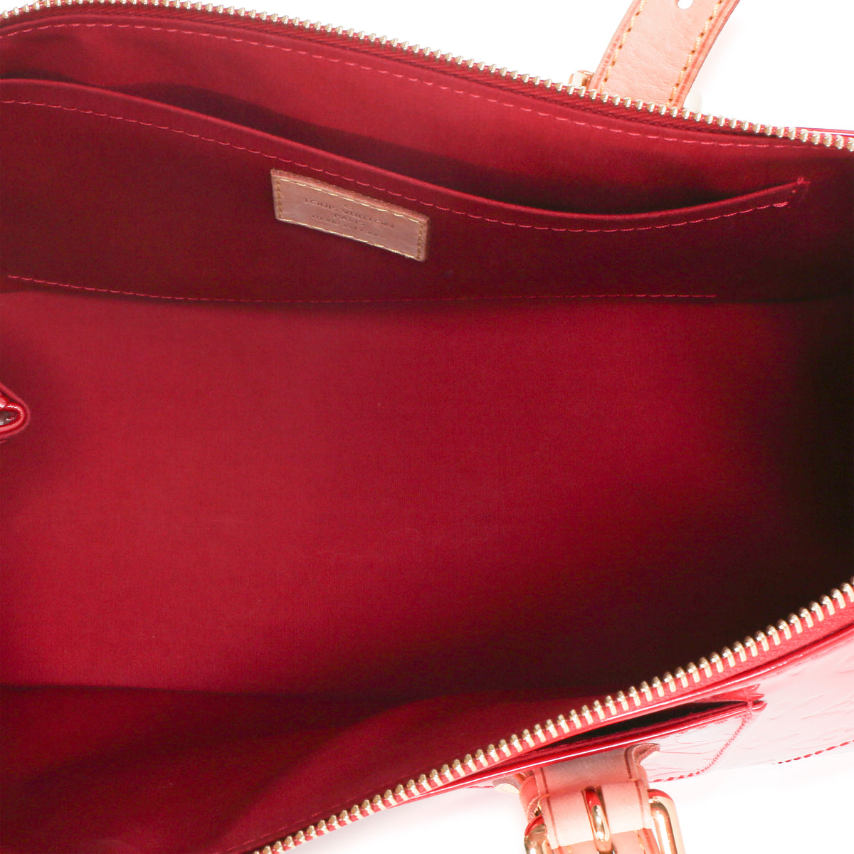 Louis Vuitton Pomme D'Amour Monogram Vernis Rosewood Handbag 8