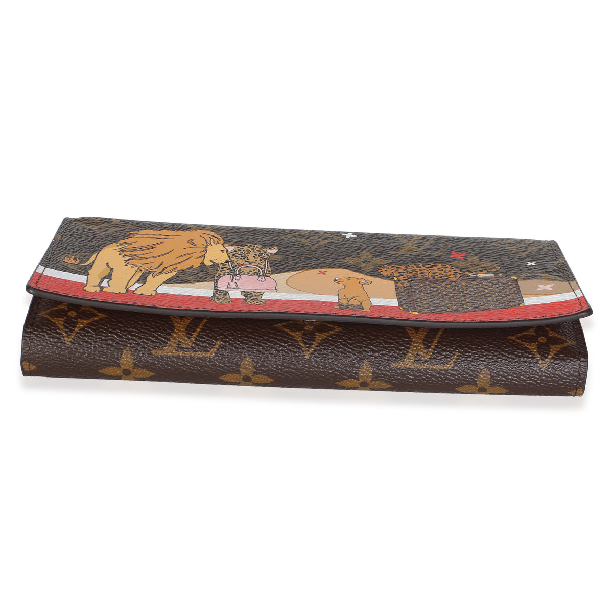 Louis Vuitton Monogram Canvas Christmas Animation Sarah Wallet Wallet 5