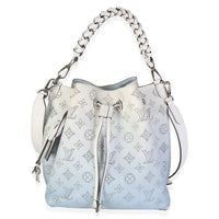Louis Vuitton Bleu Degrade Monogram Mahina Muria Handbag fv