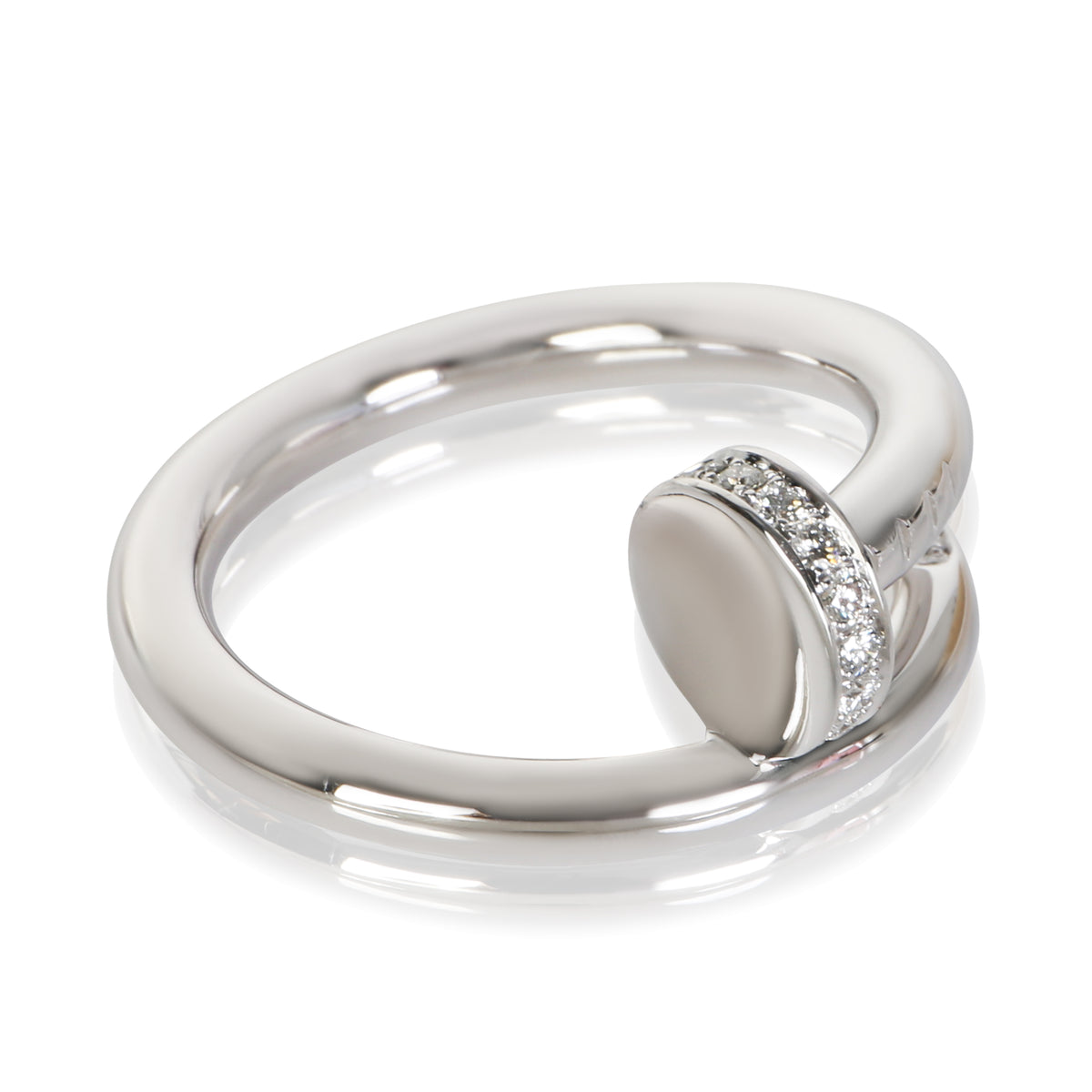 Cartier White Gold Diamond Juste Un Clou Ring 2