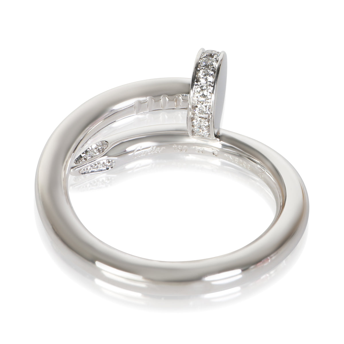 Cartier White Gold Diamond Juste Un Clou Ring 3