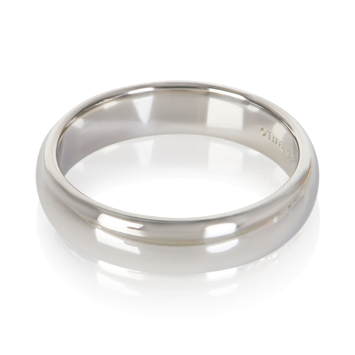 Tiffany & Co. Platinum 4.5mm Tiffany Forever Band 2