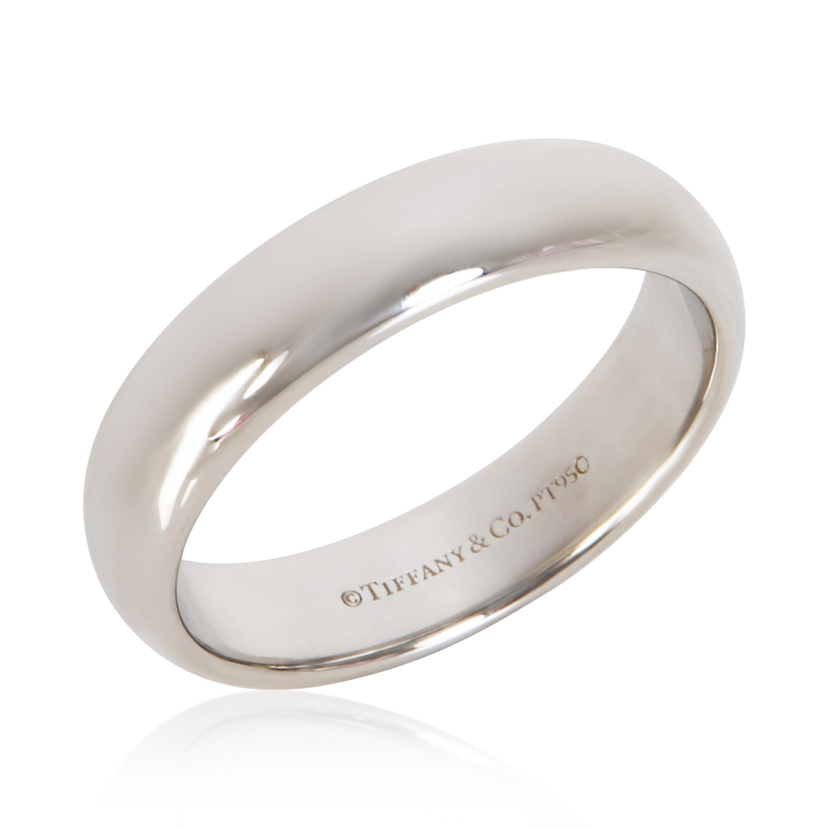 Tiffany & Co. Platinum 4.5mm Tiffany Forever Band 4