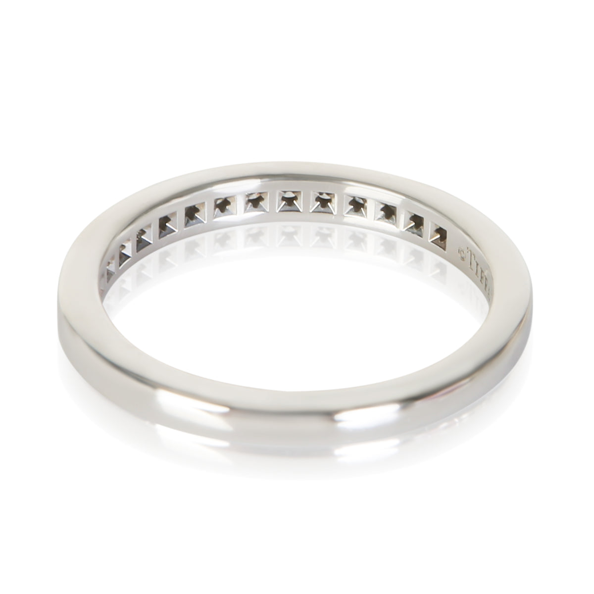Tiffany & Co. Platinum Diamond Channel Set Band 3