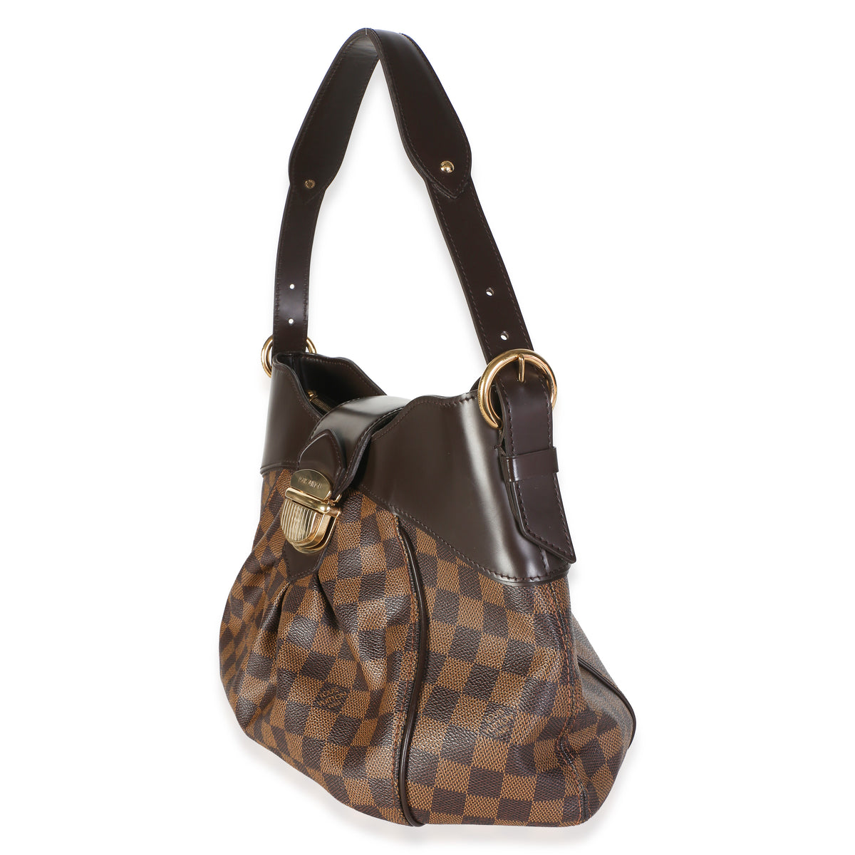 Louis Vuitton Damier Ebene Canvas Sistina MM Handbag 2