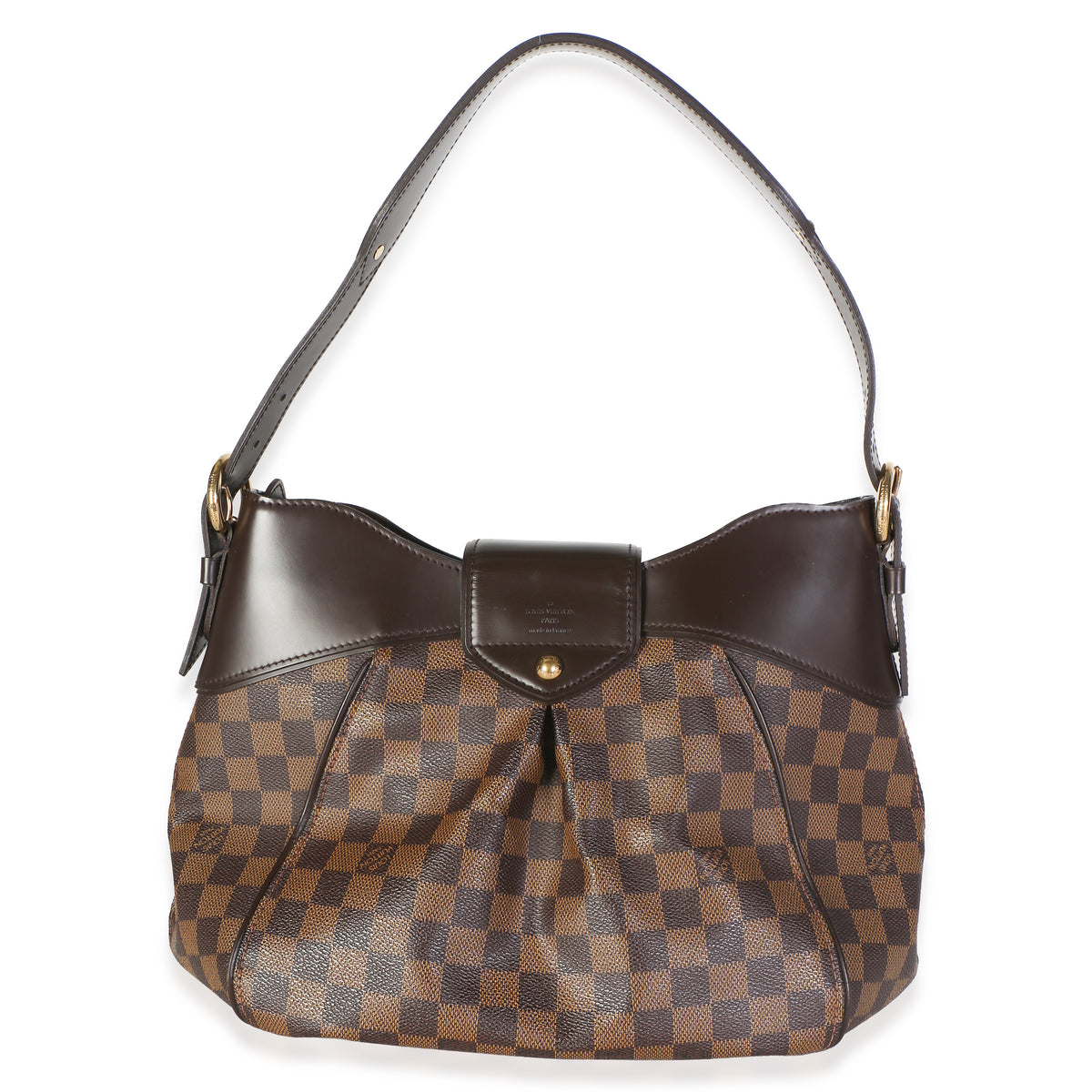 Louis Vuitton Damier Ebene Canvas Sistina MM Handbag 4