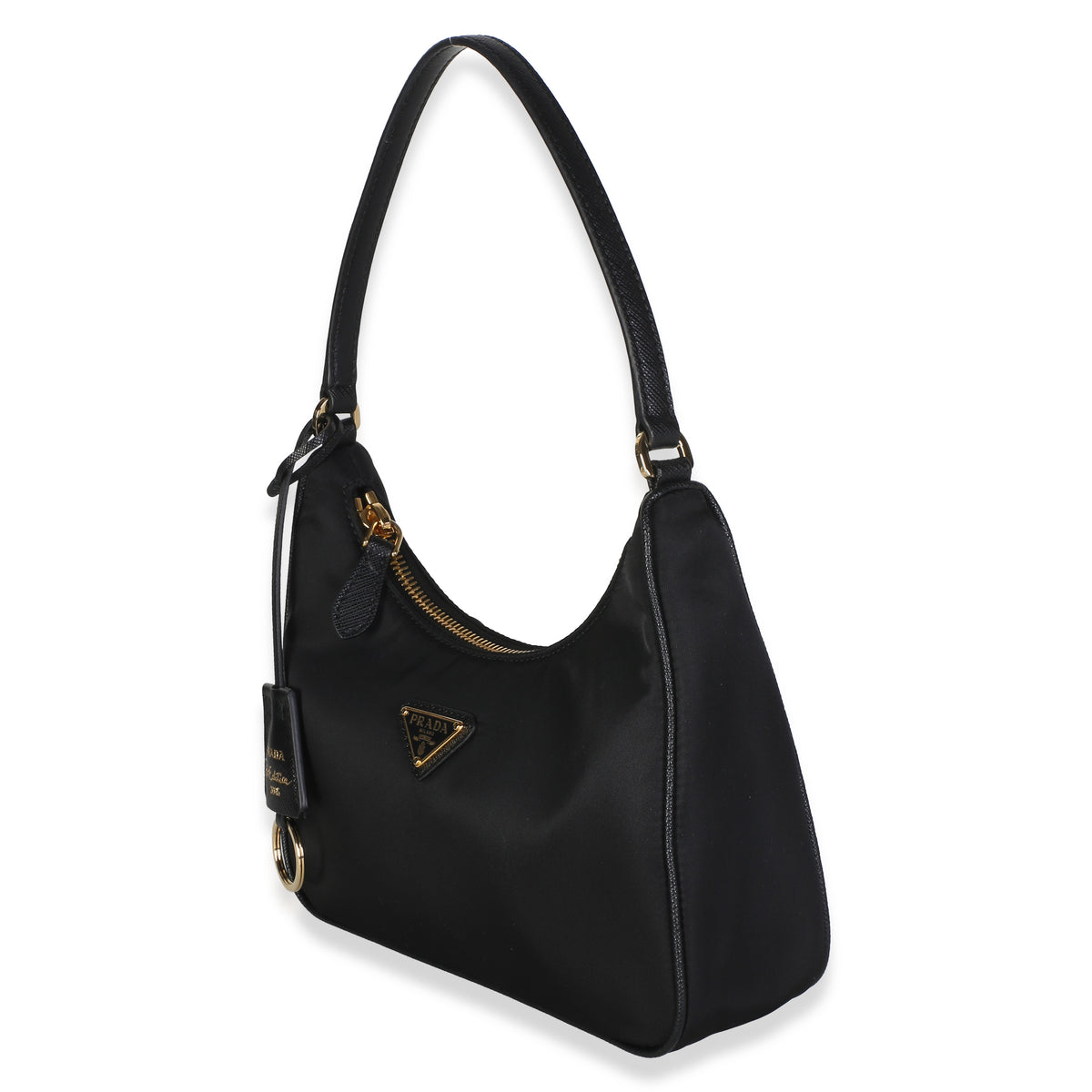 Prada Black Re Nylon Saffiano Mini Re Edition 2005 Bag Handbag 2