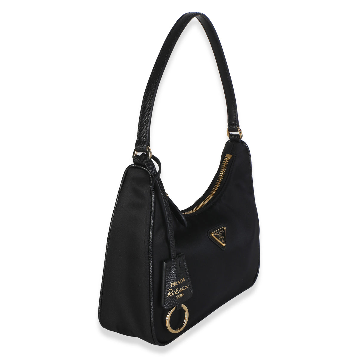 Prada Black Re Nylon Saffiano Mini Re Edition 2005 Bag Handbag 3