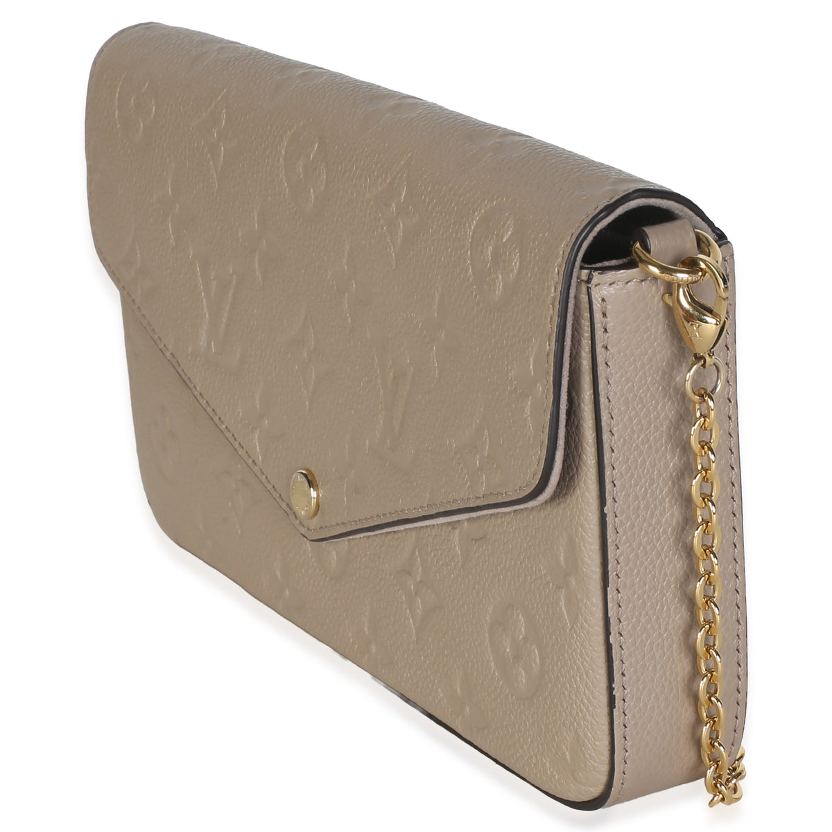 Louis Vuitton Turtledove Monogram Empreinte Felicie Pochette Handbag 3