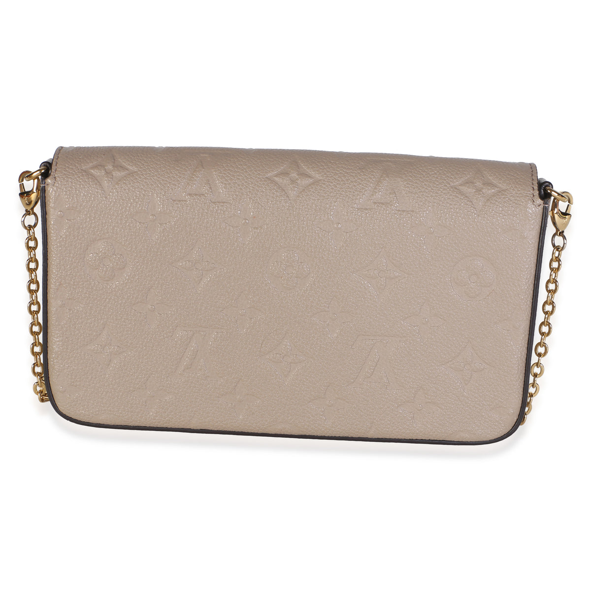 Louis Vuitton Turtledove Monogram Empreinte Felicie Pochette Handbag 5