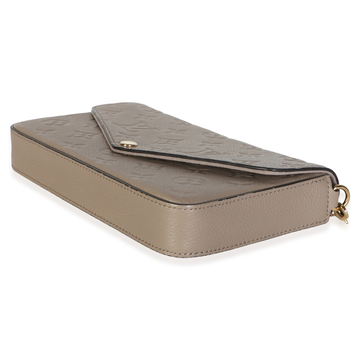 Louis Vuitton Turtledove Monogram Empreinte Felicie Pochette Handbag 7