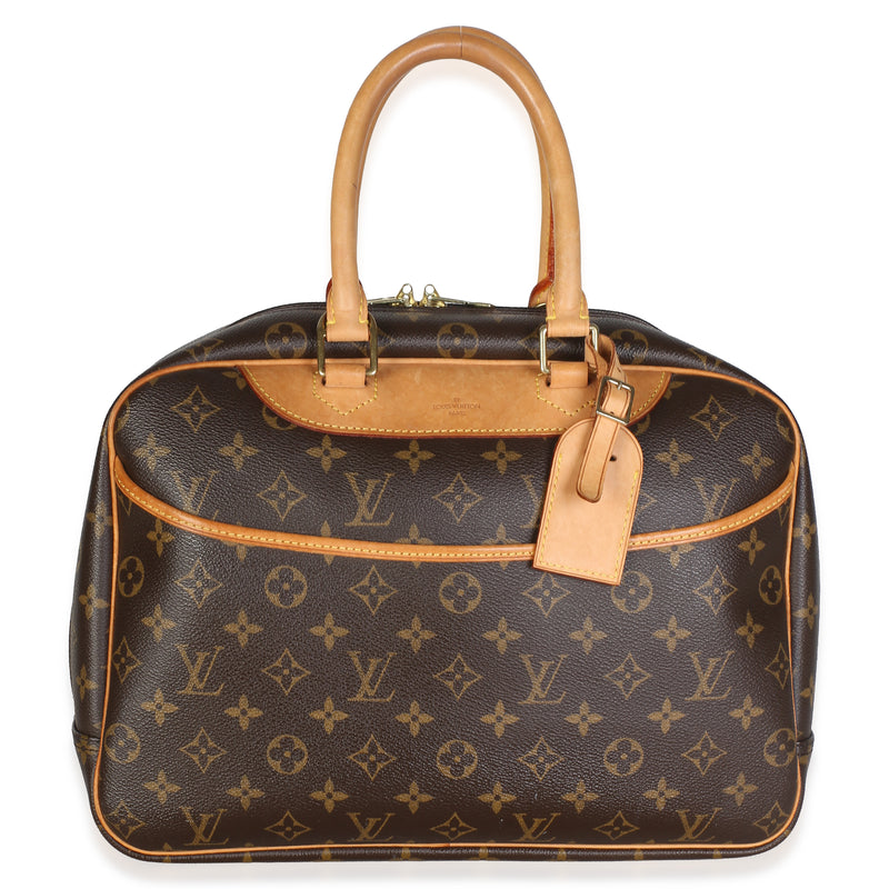 Louis Vuitton Monogram Canvas Deauville Handbag fv