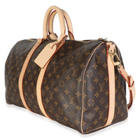 Louis Vuitton Monogram Canvas Keepall Bandouliere 45 Handbag 2