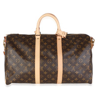 Louis Vuitton Monogram Canvas Keepall Bandouliere 45 Handbag 4