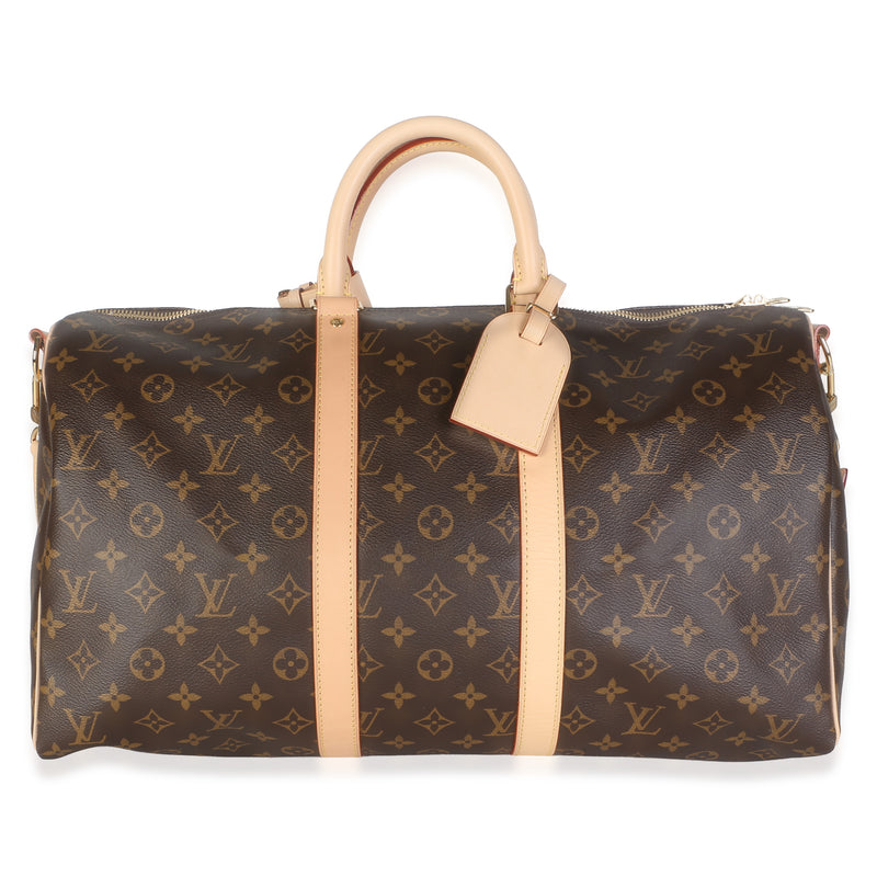 Louis Vuitton Monogram Canvas Keepall Bandouliere 45 Handbag id