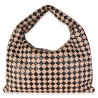 Bottega Veneta Fondant Natural Nappa Raffia Intrecciato Small Hop Hobo Handbag 4