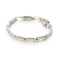 Tiffany & Co. Yellow Gold & Sterling Silver Vintage Flat Link Bracelet 2