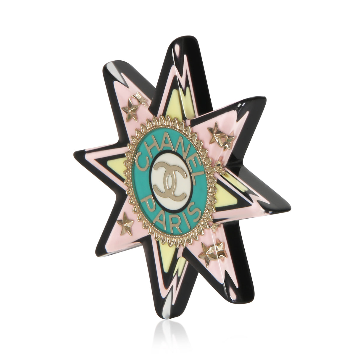 Chanel 2017 Resin Star Brooch 2