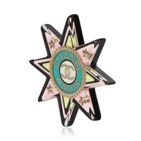 Chanel 2017 Resin Star Brooch 2