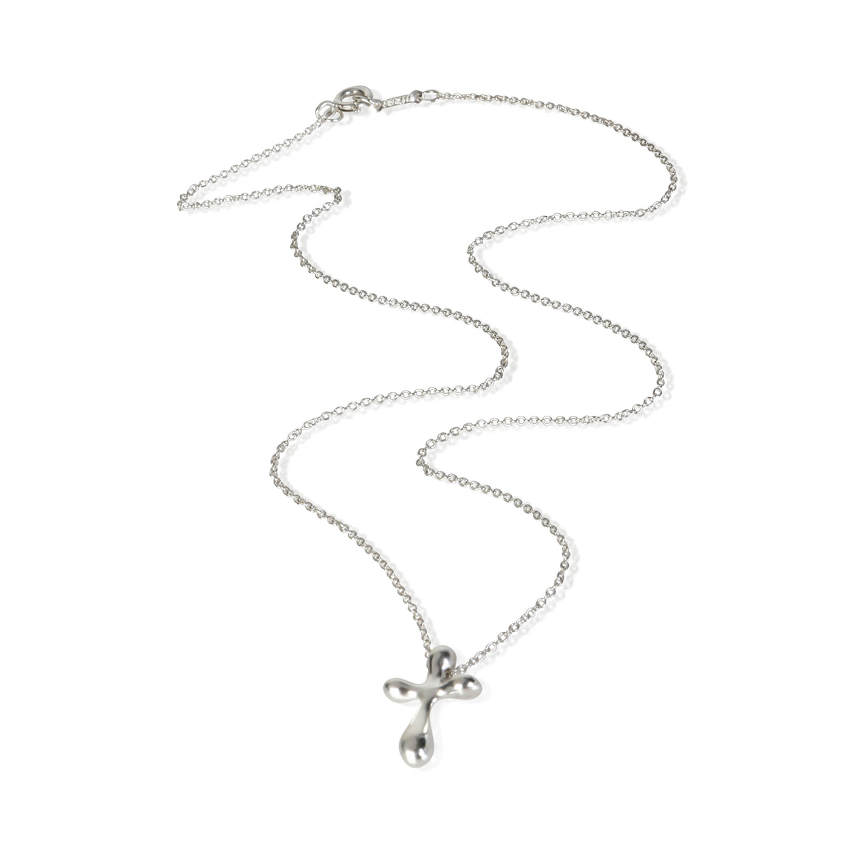 Tiffany & Co. Sterling Silver Elsa Peretti Cross Pendant 3