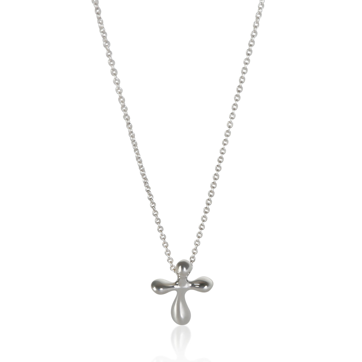Tiffany & Co. Sterling Silver Elsa Peretti Cross Pendant fv