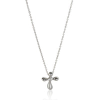 Tiffany & Co. Sterling Silver Elsa Peretti Cross Pendant fv
