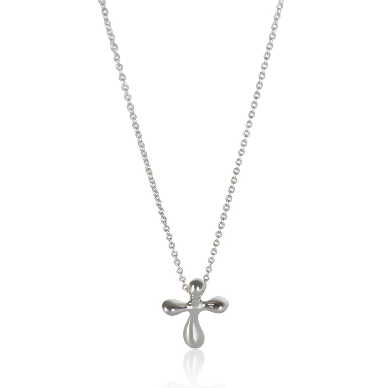 Tiffany & Co. Sterling Silver Elsa Peretti Cross Pendant fv