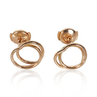 Hermès Rose Gold Vertige Coeur Earrings fv