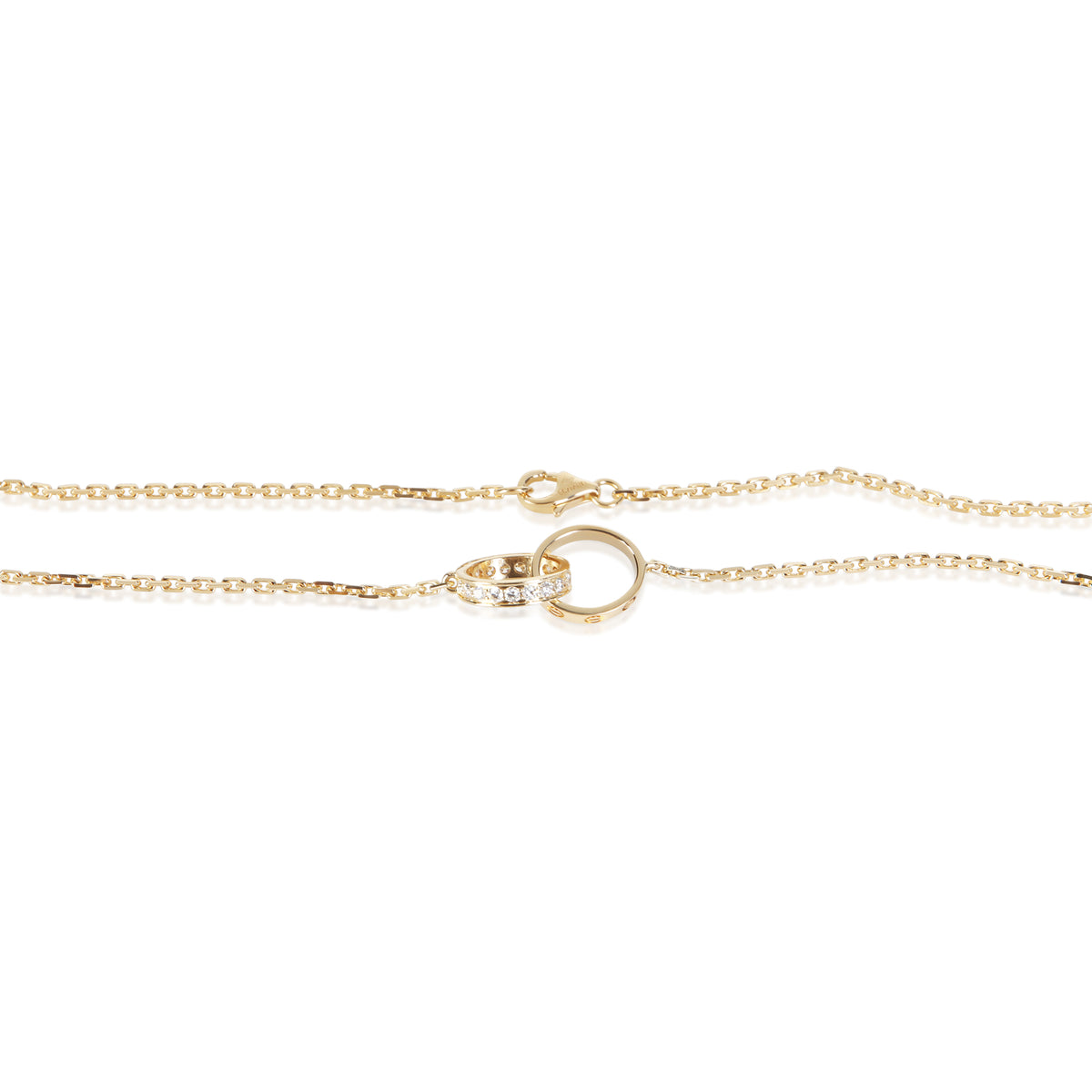 Cartier Yellow Gold Diamond Love Pendant 2