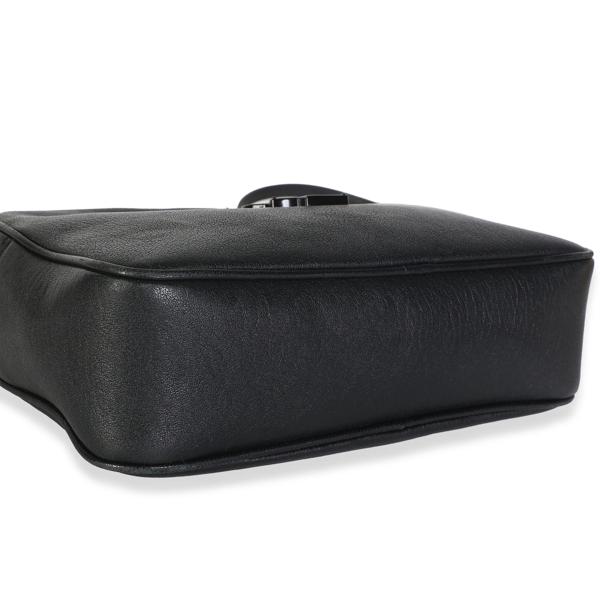 Saint Laurent Black Calfskin Monogram Lou Camera Bag Handbag 7