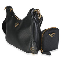 Prada Black Saffiano Re Edition 2005 Shoulder Bag Handbag 2