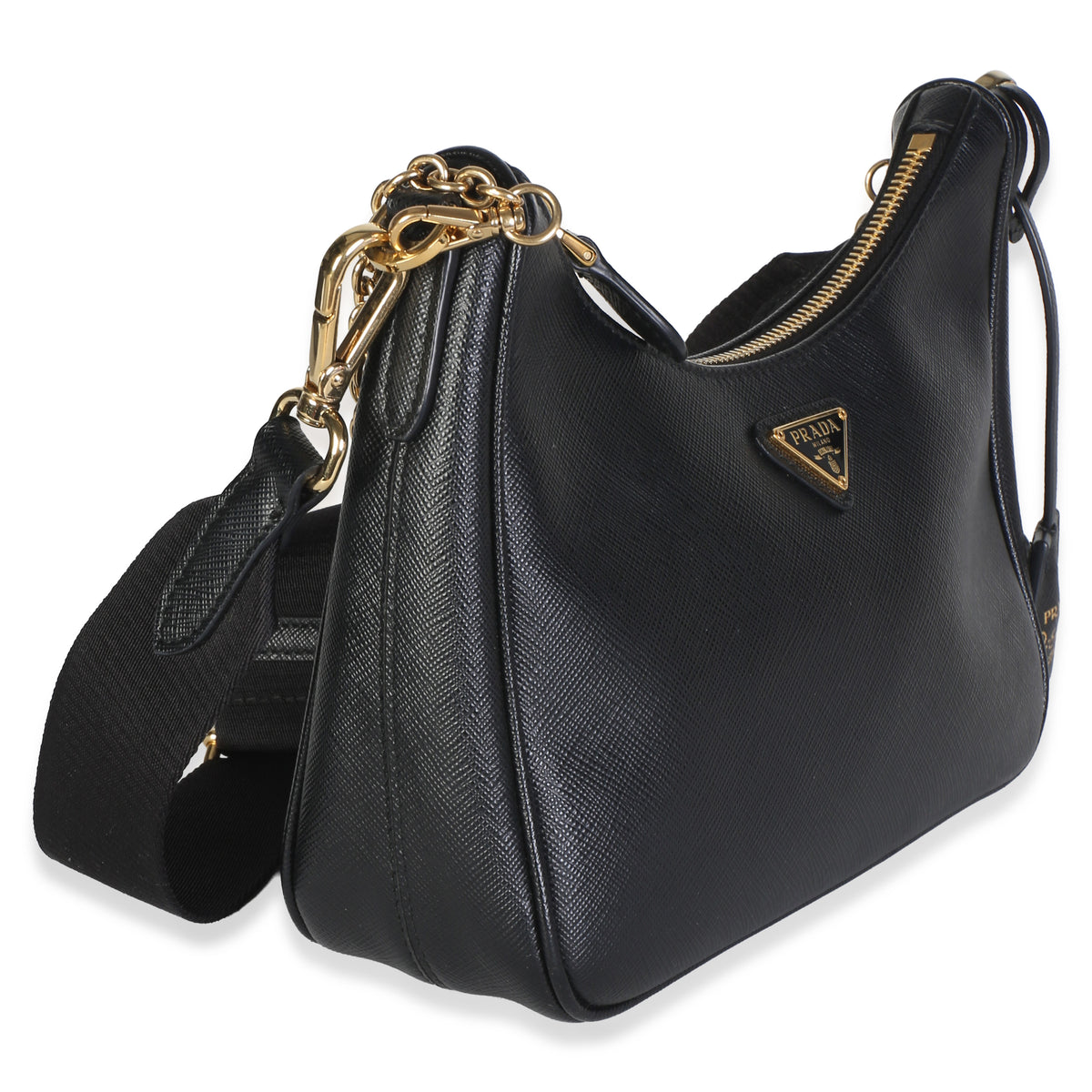 Prada Black Saffiano Re Edition 2005 Shoulder Bag Handbag 3