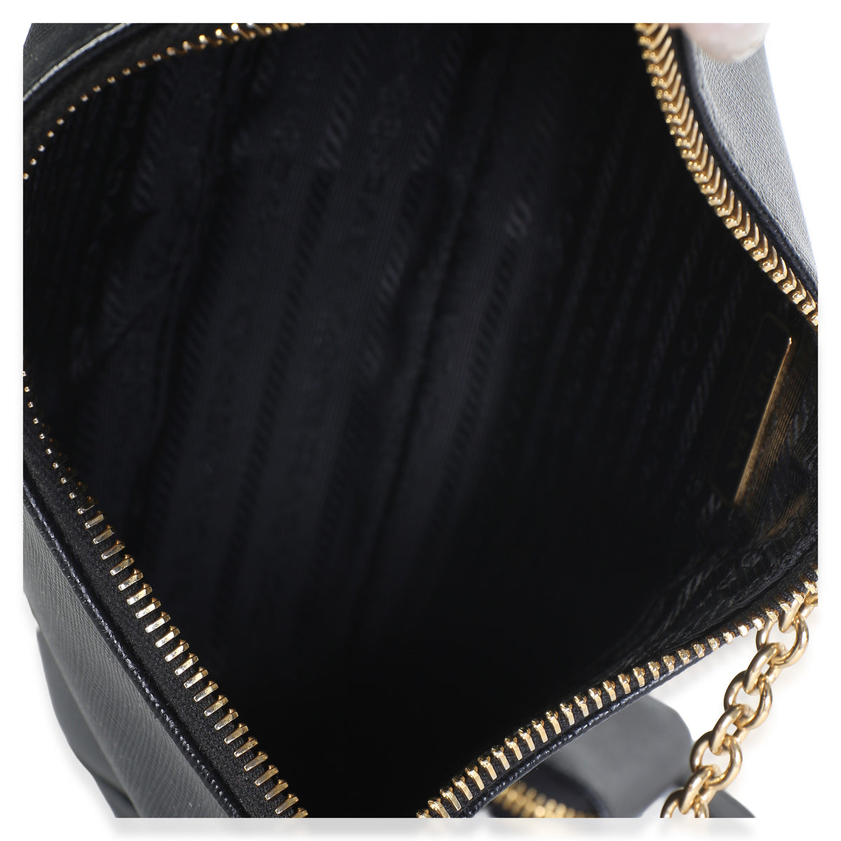 Prada Black Saffiano Re Edition 2005 Shoulder Bag Handbag 8