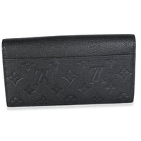 Louis Vuitton Black Monogram Empreinte Sarah Wallet Wallet 4