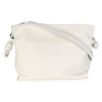 Loewe White Nappa Calfskin Mini Flamenco Clutch Handbag 4