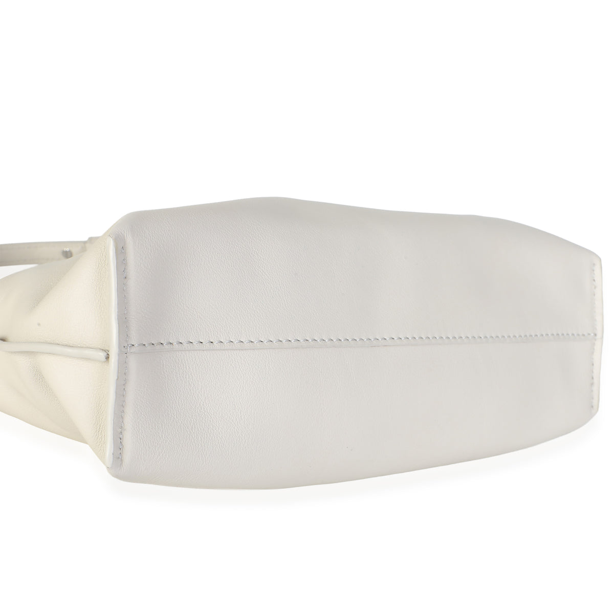 Loewe White Nappa Calfskin Mini Flamenco Clutch Handbag 7