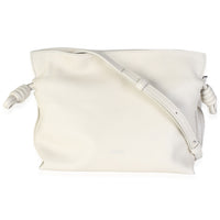 Loewe White Nappa Calfskin Mini Flamenco Clutch Handbag id