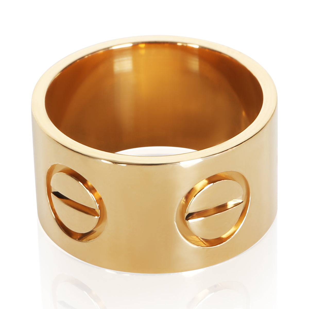 Cartier Yellow Gold Wide Love Ring 3