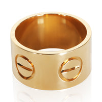Cartier Yellow Gold Wide Love Ring 3